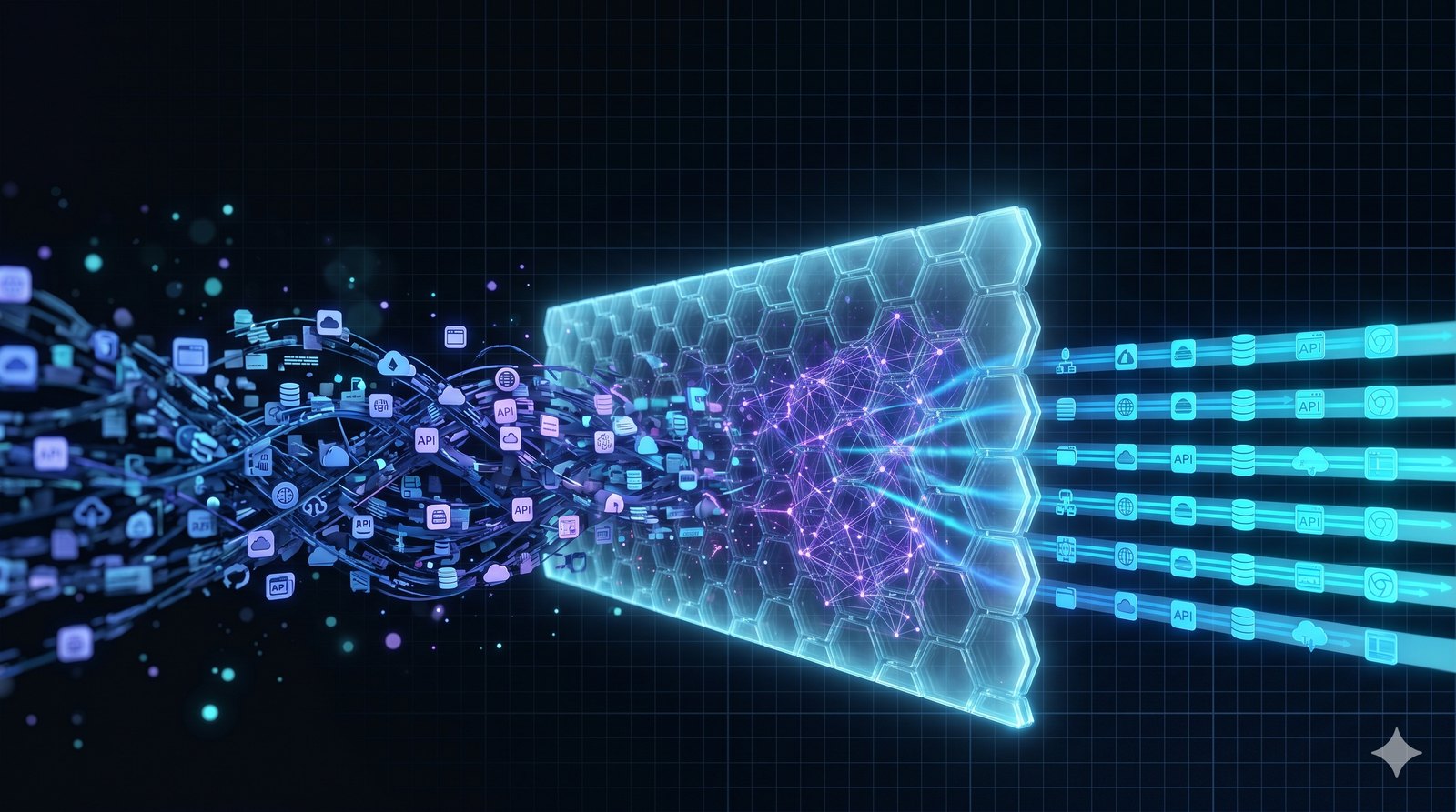 Illustration of a next-gen firewall inspecting application-layer (L7) traffic.